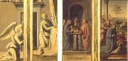 BARTOLOMEO, Fra The Annunciation (front), Circumcision and Nativity (back) Sweden oil painting reproduction